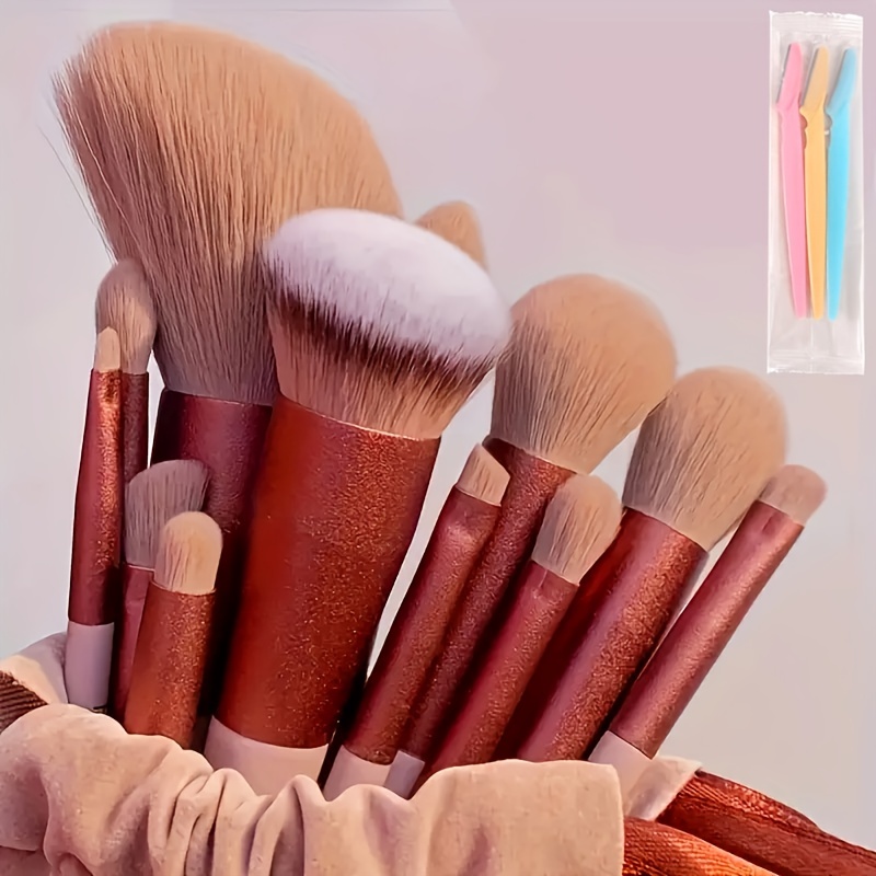13 Pcs Ensemble De Pinceaux De Maquillage Avec Beauty - Temu Canada