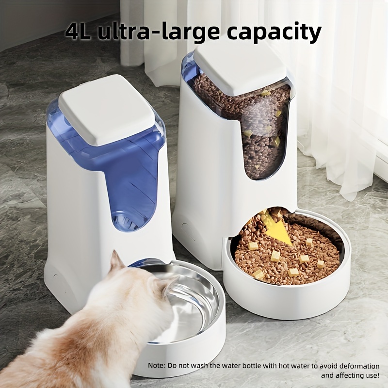 Automatic Pet Feeder/water Dispenser, Gravity Visual Dog Feeder