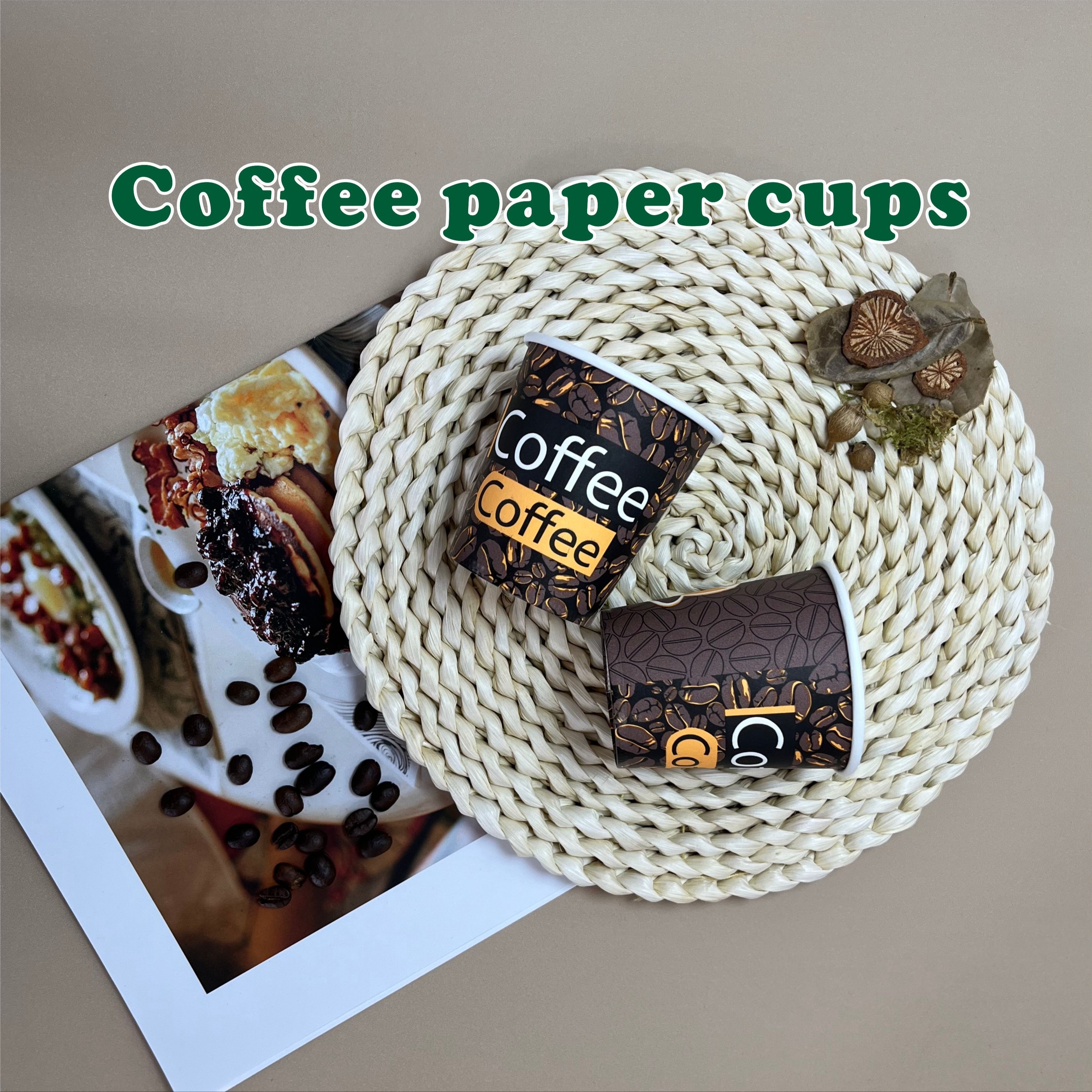 10/50 Thickened Disposable Paper Cups, Coffee Trial Cups, Household And  Commercial Anti Scald Drinking Cups, Tea Cups, Coffee Cups, Beverage Trial  Cups, Food Grade - Temu