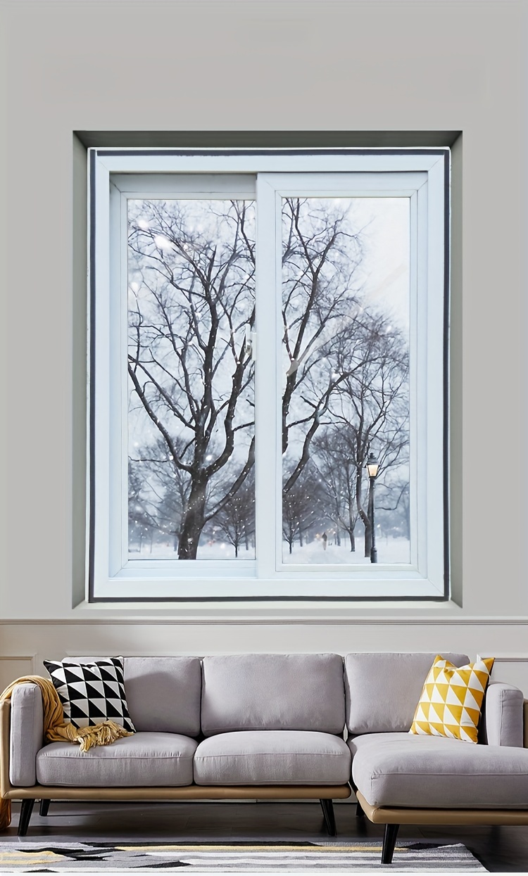Frunimall Thermofolie Fenster Gegen Kälte,Doppelt Verdickt Fenster