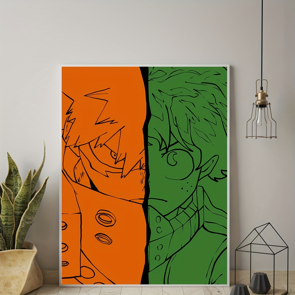 One Piece Anime 5 Panel Canvas Art Print for Wall Decor