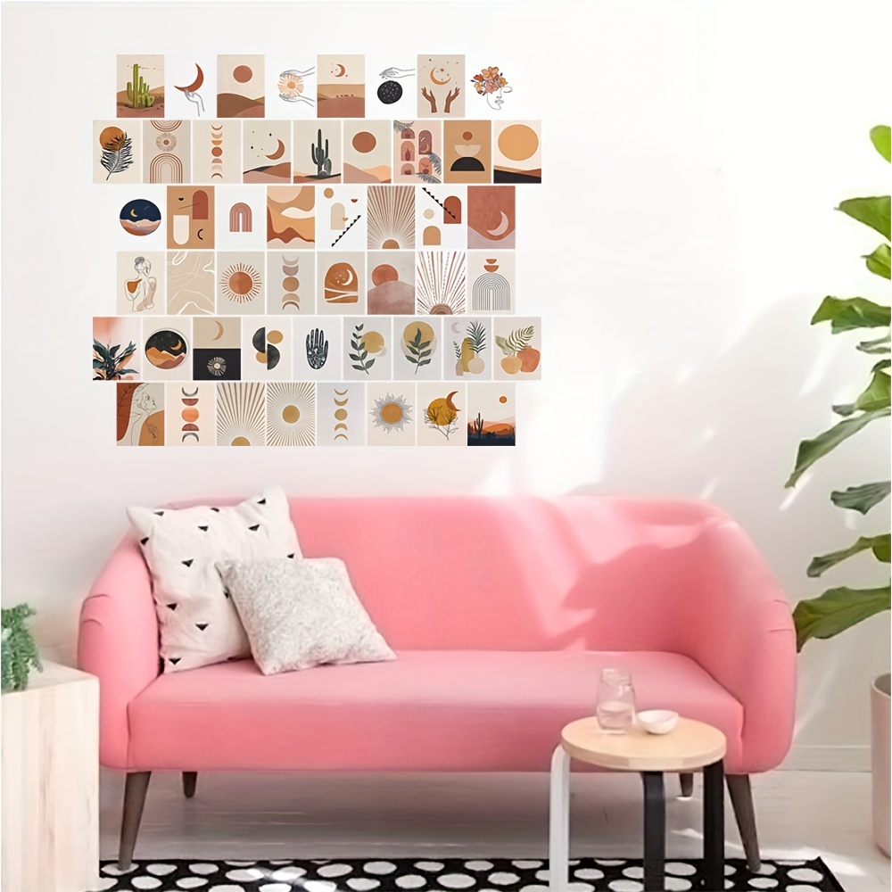 Beautiful Dusk Postcard Collage Set Teen Girls Room - Temu