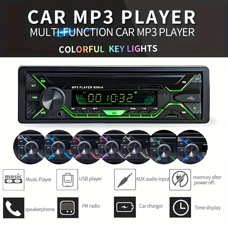 Polarlander 車ワイヤレス MP3 プレーヤーユニバーサルシングル