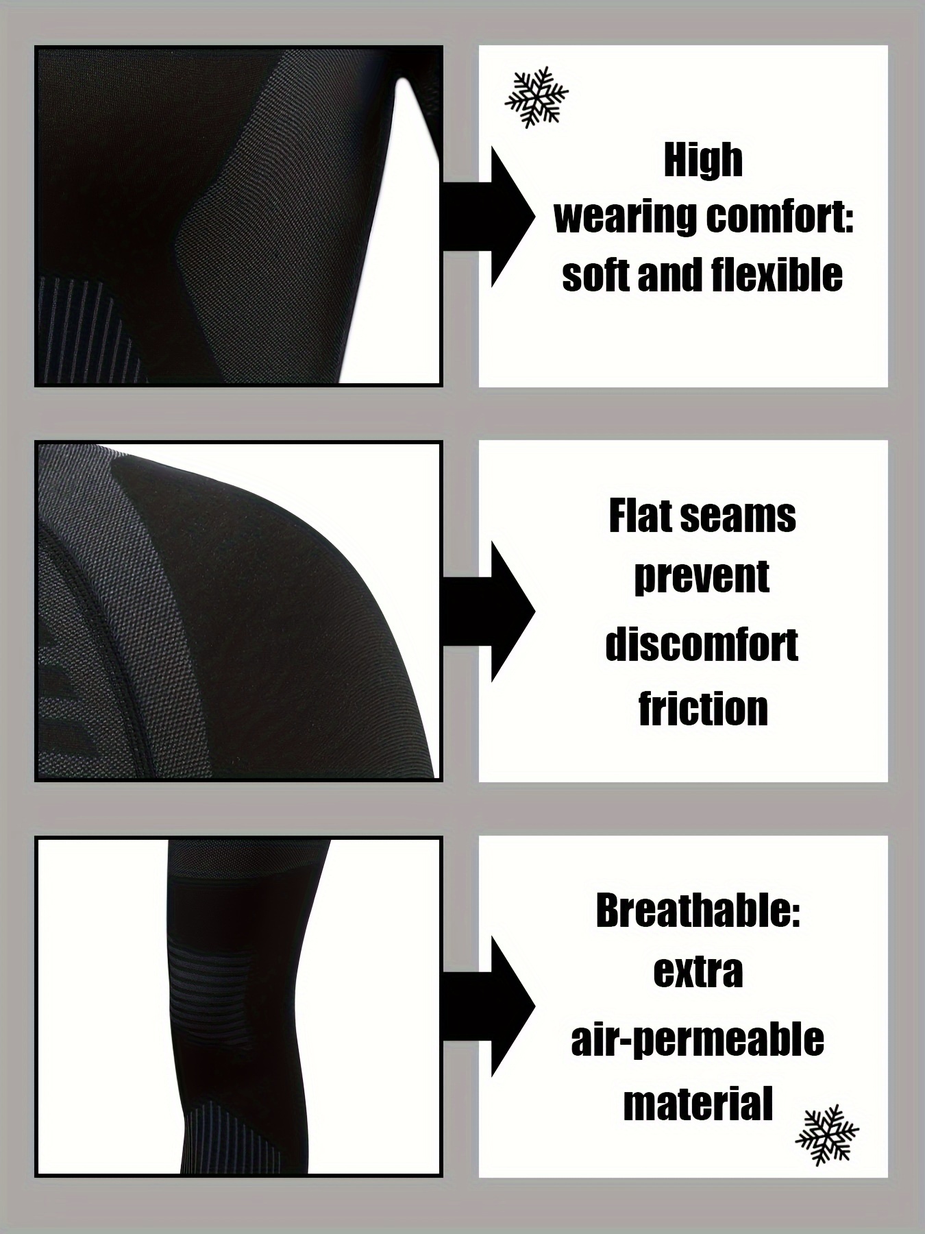 Thermal Underwear Set Long Sleeve Warm Top High Stretch - Temu