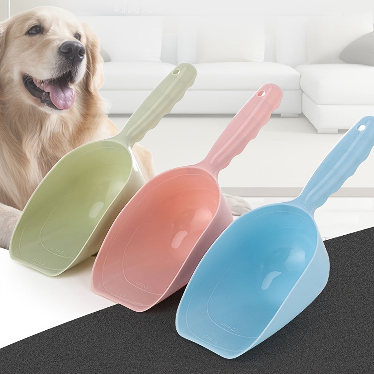Pet Food Scoop for Quantitative Feeding Dog Food Shovel with Pet