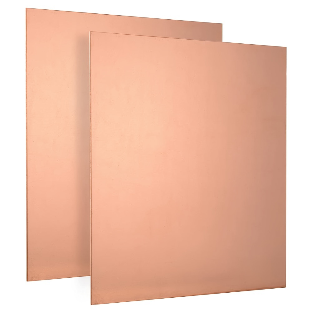 1pc 99.9% Pure Red Copper Flat Metal Plate Thickness 1/1.5/2/3/4/5mm T2  Copper Strip Copper Plate Diy Material