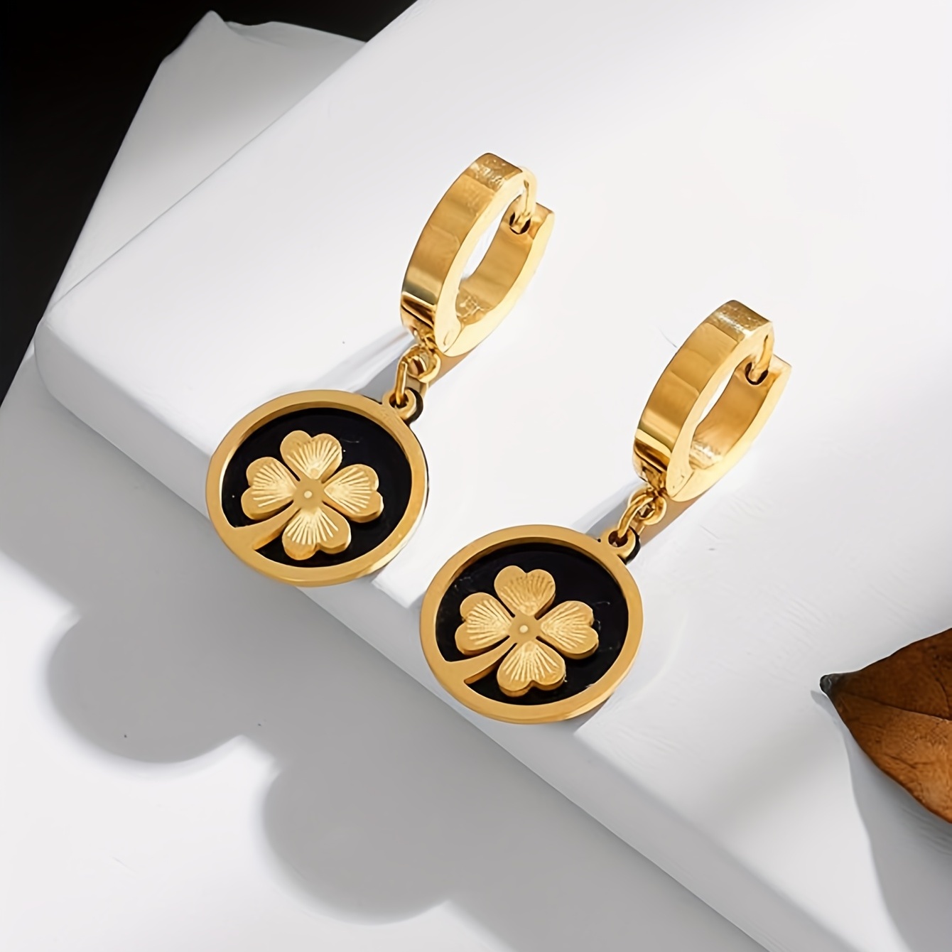 Lucky Clover Necklace, 18K Gold Plated - Van Cleef & Arpels Inspired Design