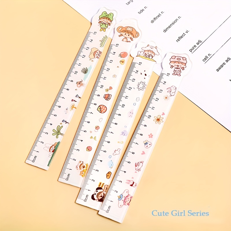 Dropship 5pcs Cute Animal Ultra-thin Soft Ruler Combination 1.1-6