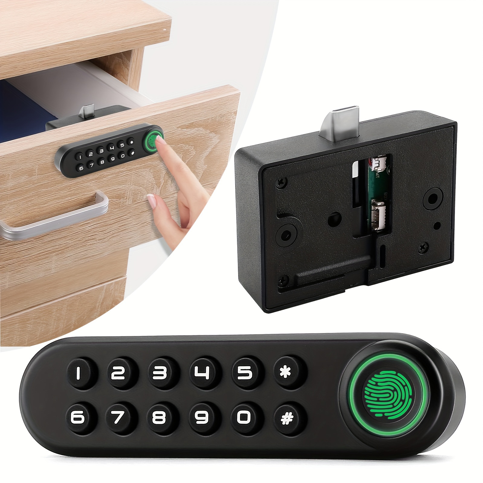 Cabinet Combination Lock Password Door Lock Door Keyless - Temu