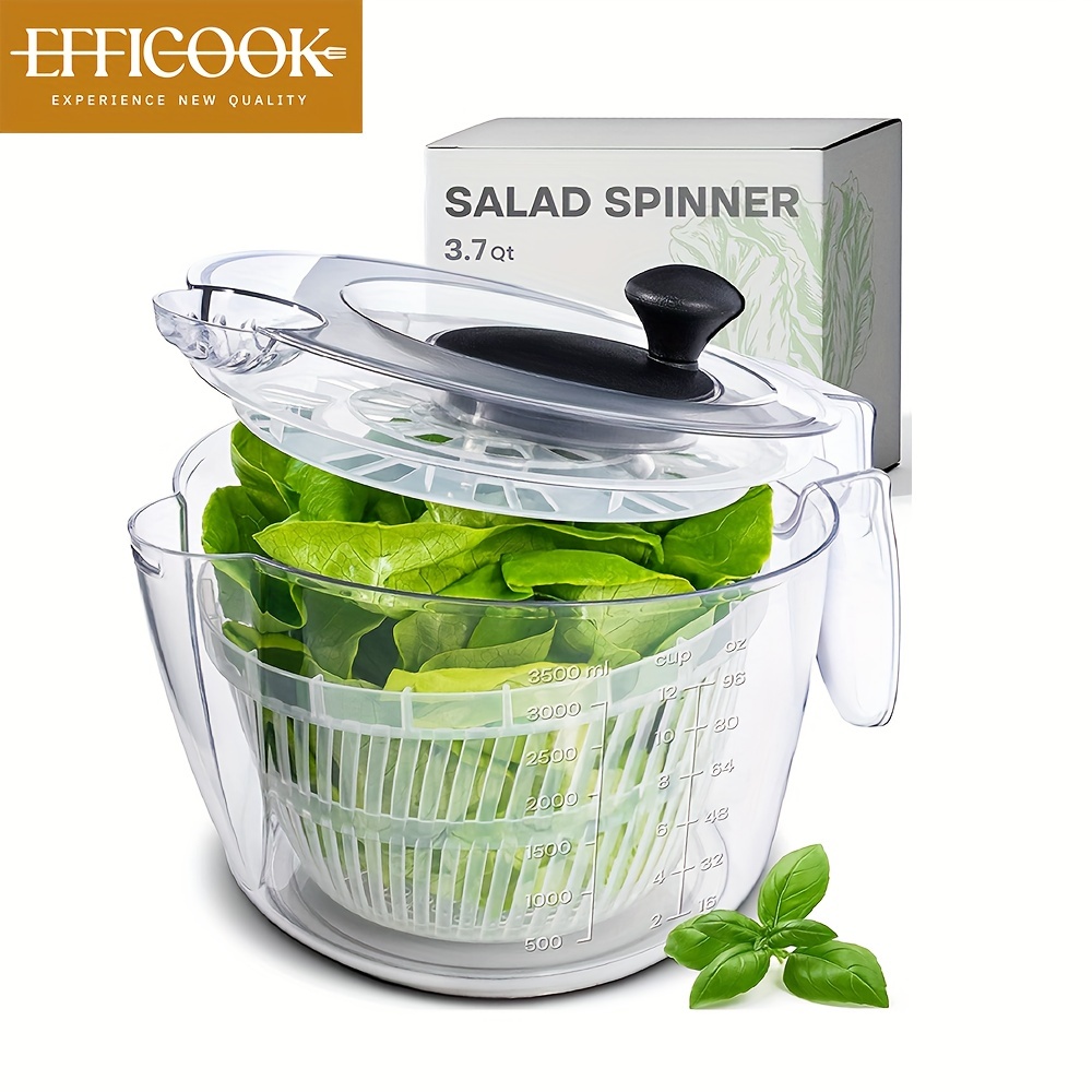 Lettuce Dryer Spinner Vegetable Spinning Colander 5L Multi-Use Vegetable  And Fruit Washer Quick And Easy