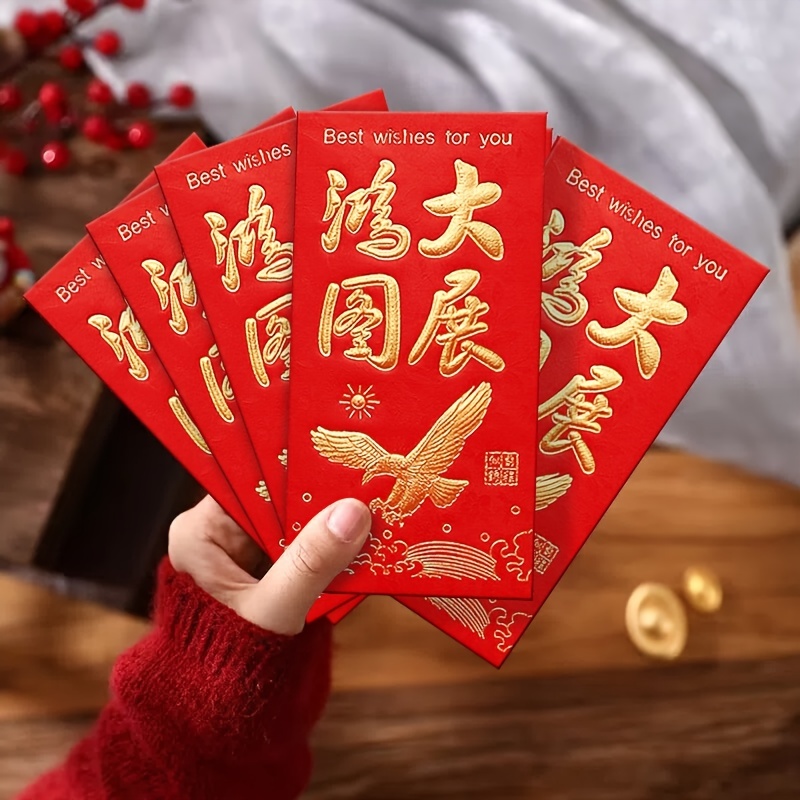 Chinese New Year Red Envelopes 36 Pcs Year of The Lunar Rabbit Red Envelope Cute Chinese Hong Bao 2023 Lucky Money Envelopes Red Pocket Gift for