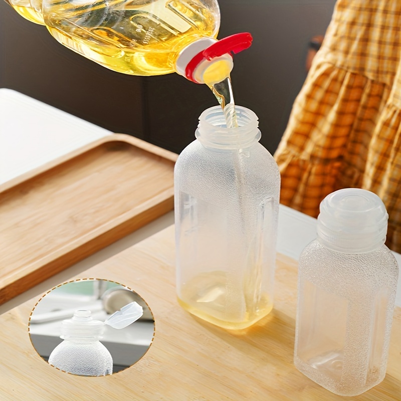 1pc Clear Oil Squeeze Bottle