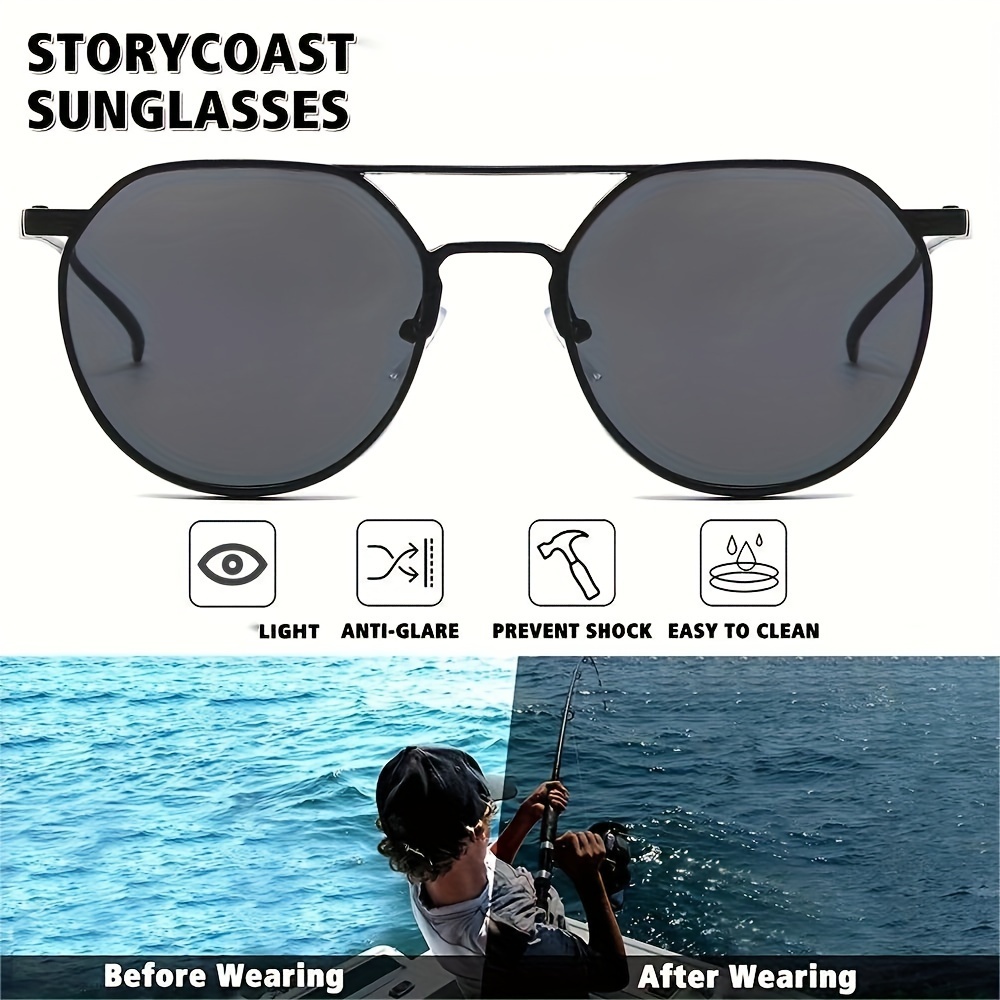 Premium Steampunk Vintage Metal Frame Double Bridges Round Sunglasses For  Men Women Outdoor Sports Party Vacation Travel Driving Fishing Cycling  Supplies Photo Props - Jewelry & Accessories - Temu