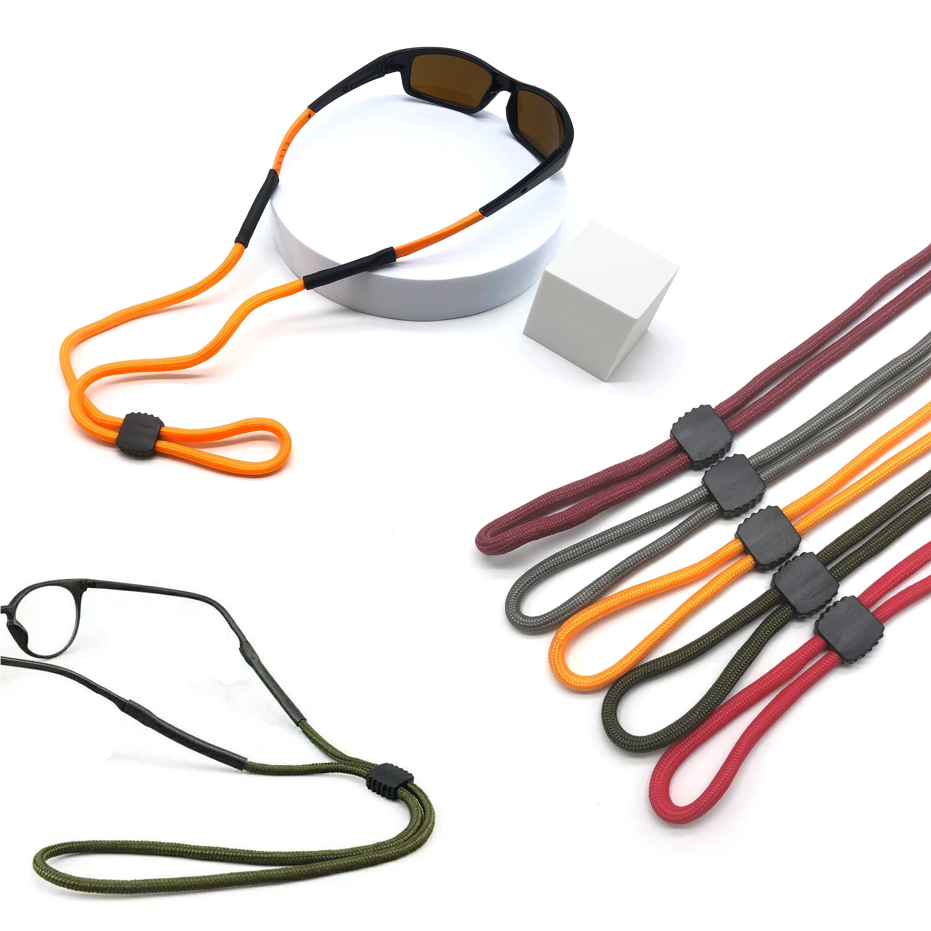 Cordón ajustable para sujetar anteojos, para el cuello para hombres y  mujeres, correa de seguridad de camuflaje para gafas de sol, regalo para