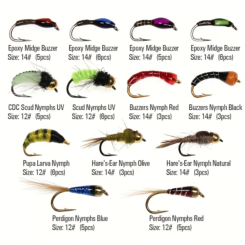  The Fly Fishing Place Nymph Fly Assortment