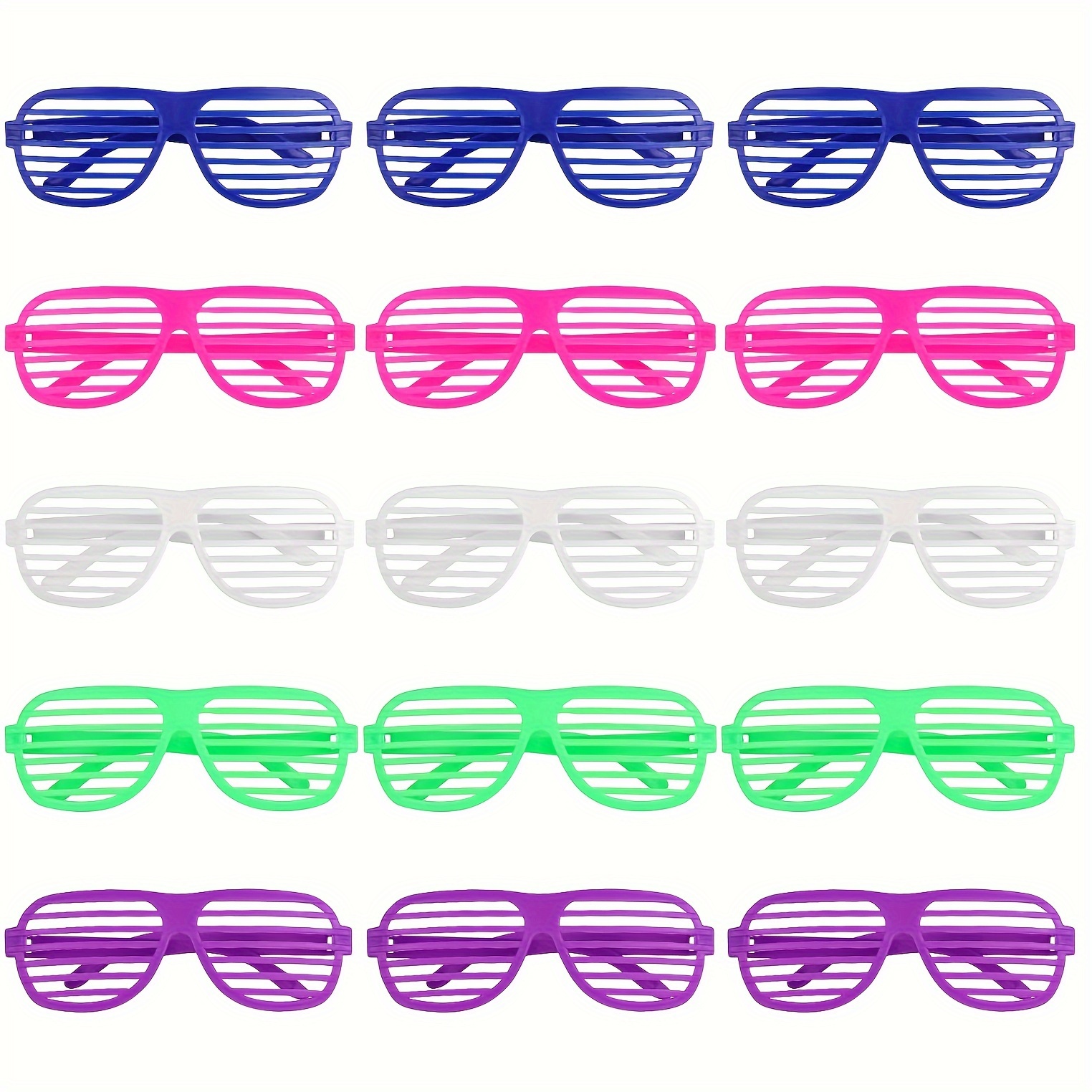 Shutter Shades Glasses Shutter Neon Color Shutter Eyewears - Temu