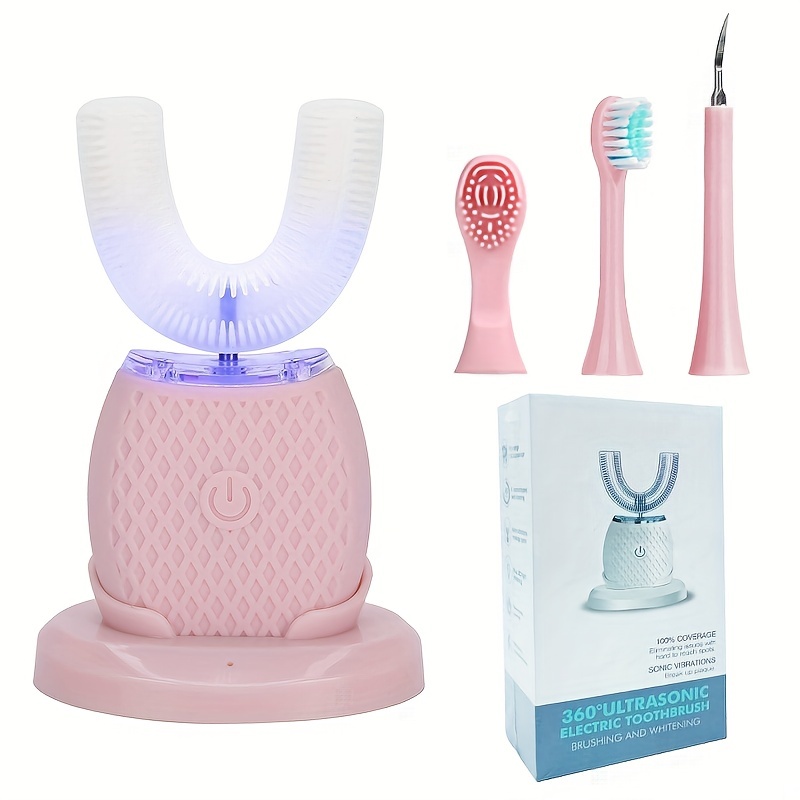 Cepillo de dientes eléctrico Sonic recargable, ideal para adultos y niños,  6 modos opcionales IPX7 USB de carga rápida Cepillo de dientes ultrasónico