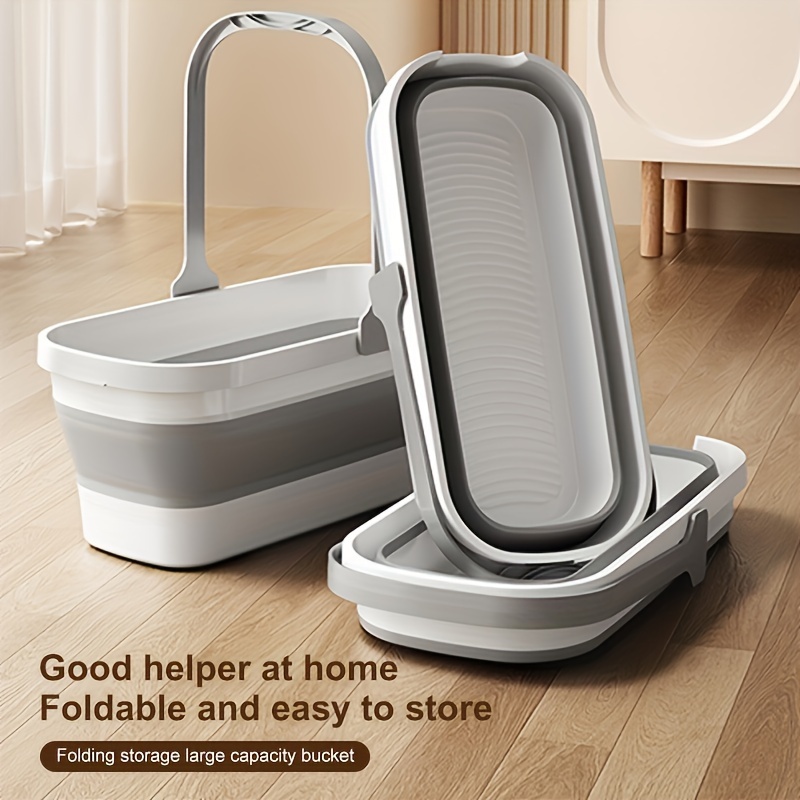 Folding Bucket Household Foldable Water Bucket - Temu