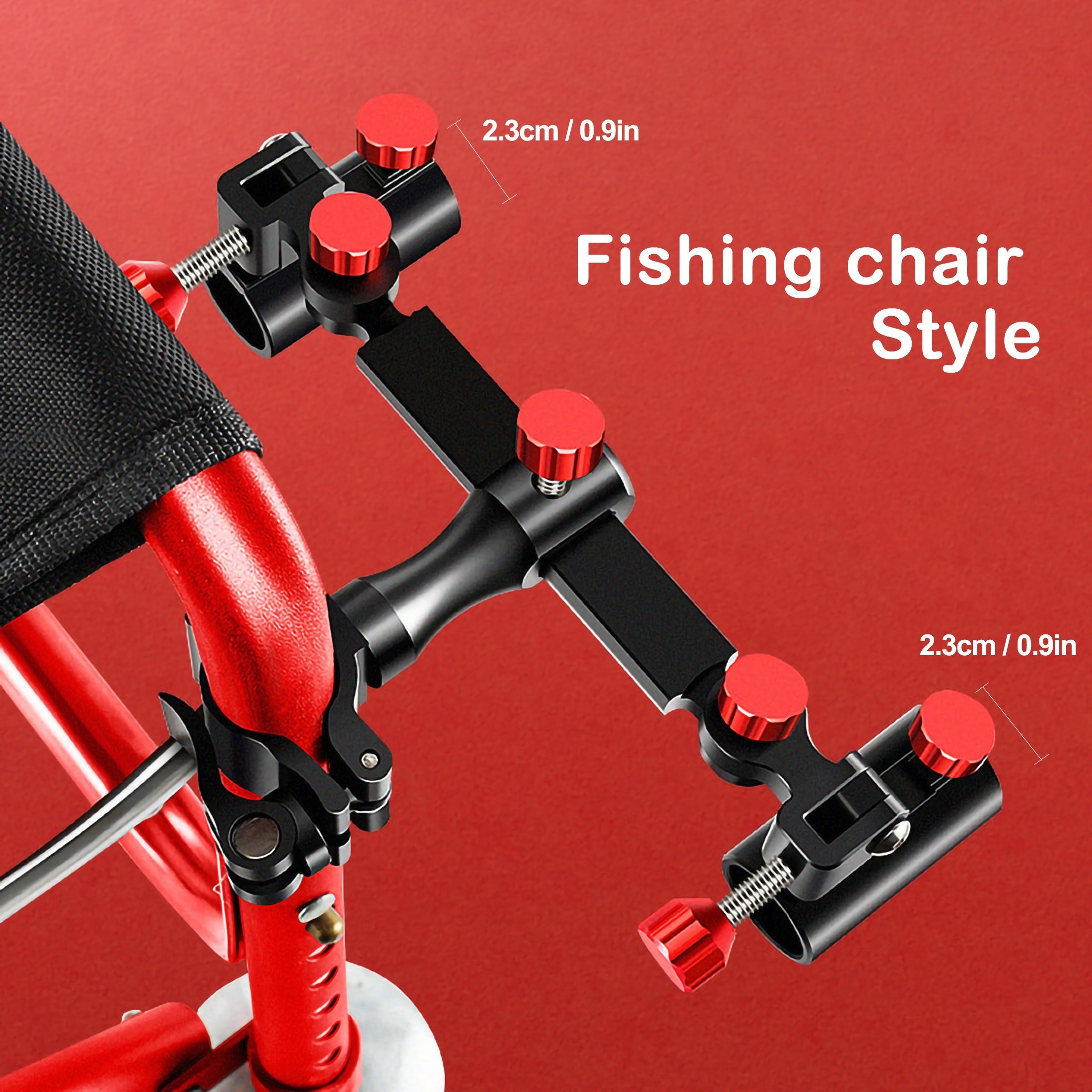 Aluminum Alloy Fishing Box Fishing Chair Double Bracket - Temu