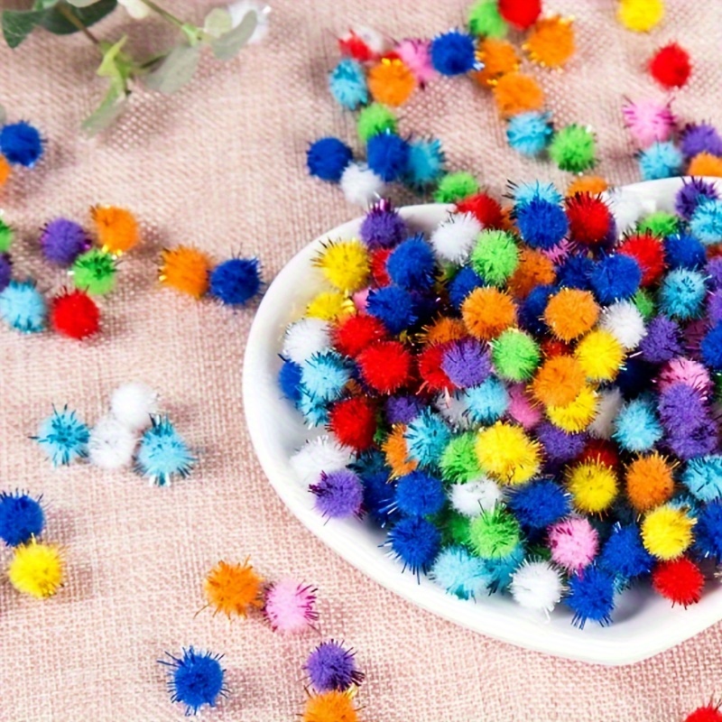 Wholesale 20mm Multicolor Assorted Pom Poms Balls About 500pcs for DIY Doll  Craft Party Decoration 