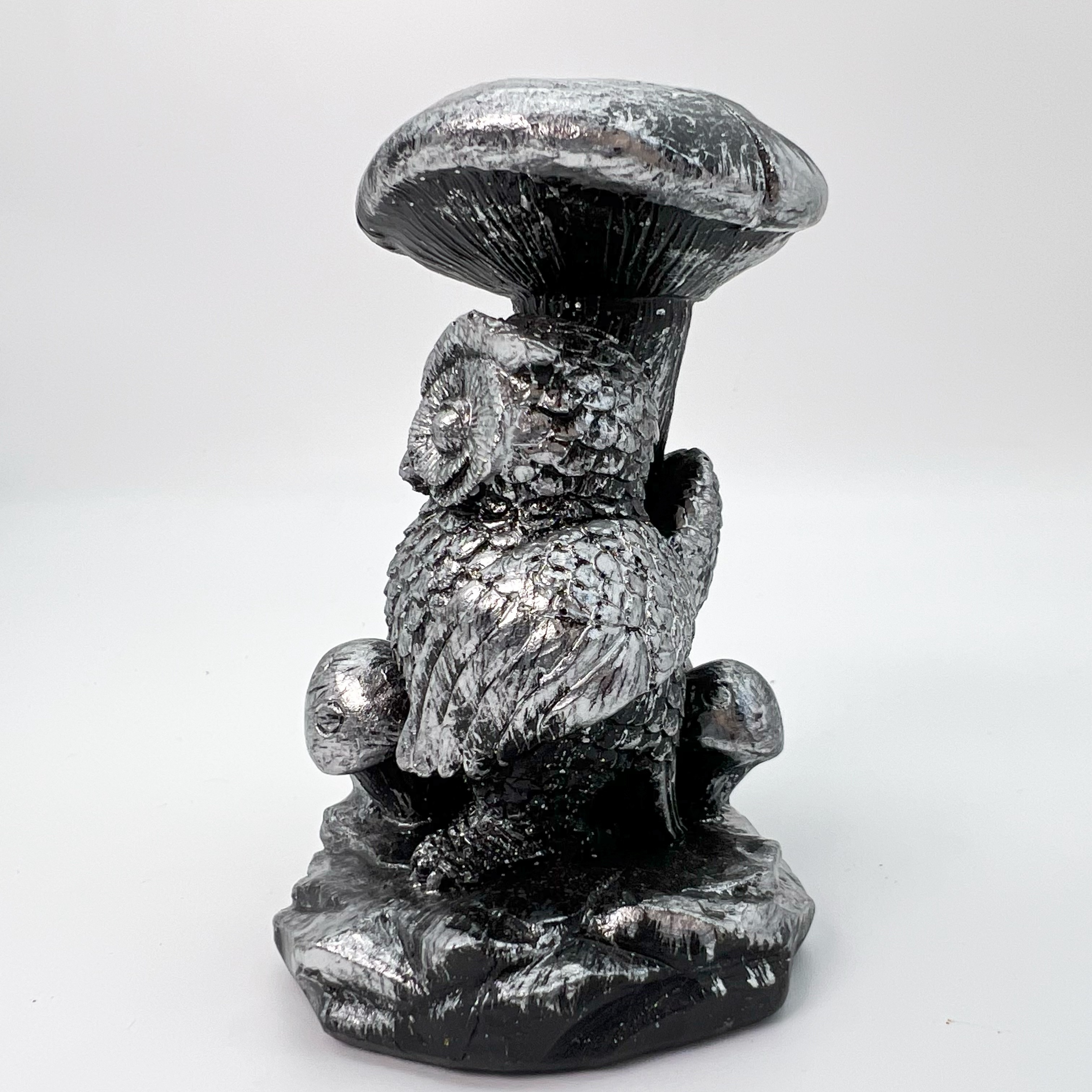 Owl Mushroom Crystal Ball Base