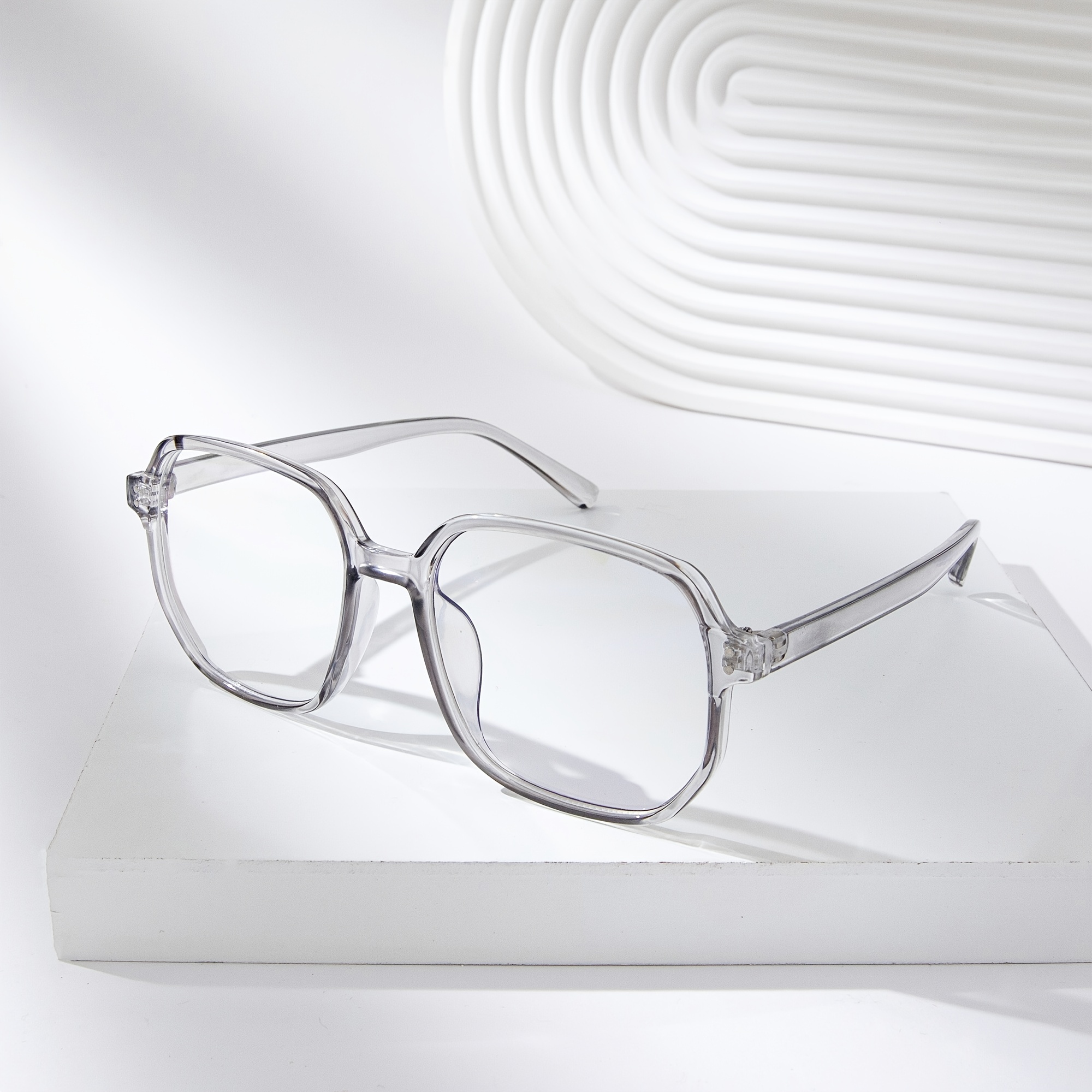 Stylish Square Frame Light Blocking Glasses