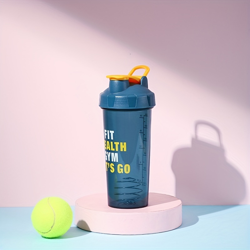 Portable Protein Shaker Cup With Graduated Stirring Ball - Perfect