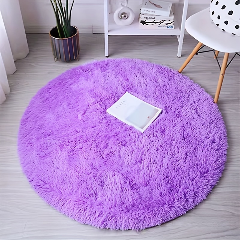 Small Round Circular Carpet Non Slip Floor Mat Soft Shaggy Area Rugs Circle  Rugs