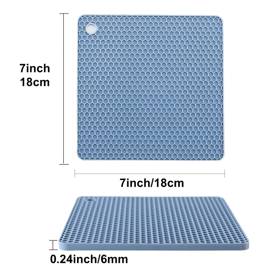 18cm Honeycomb Silicone Mat Drink Cup Coasters Heat Resistant