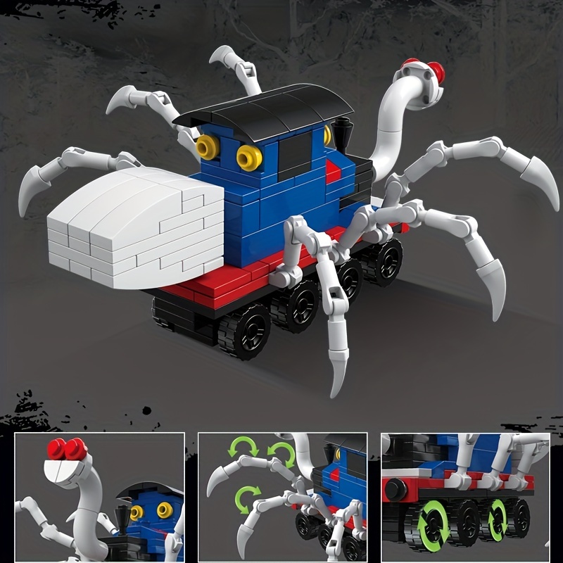 Jogo de terror Red Spider Little Train Puzzle Building Block Toy, modelo de  exibição de presente de Halloween - Temu Portugal