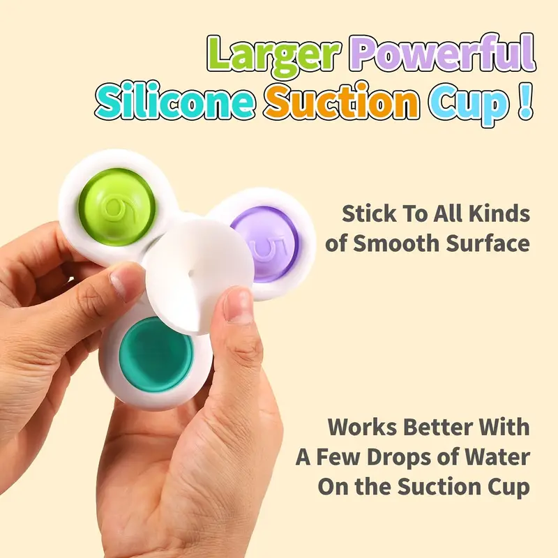 Suction Cup Spinner Toys Sensory Early Education Toys For - Temu