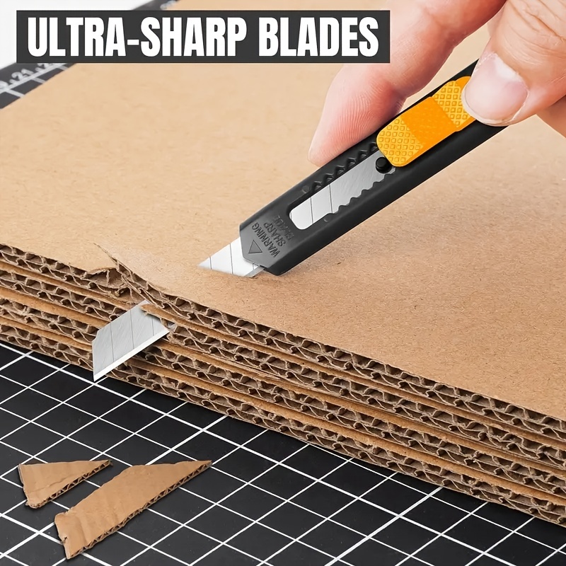 Cute Retractable Box Cutters Utility Knife Sharp Cartons Cardboard