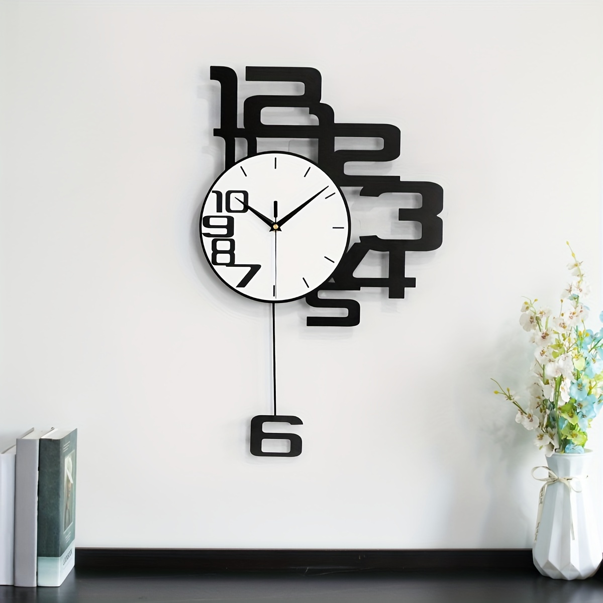  DesignQ Reloj de pared vintage con mapa antiguo del mundo X,  reloj de pared grande para decoración de sala de estar : Hogar y Cocina