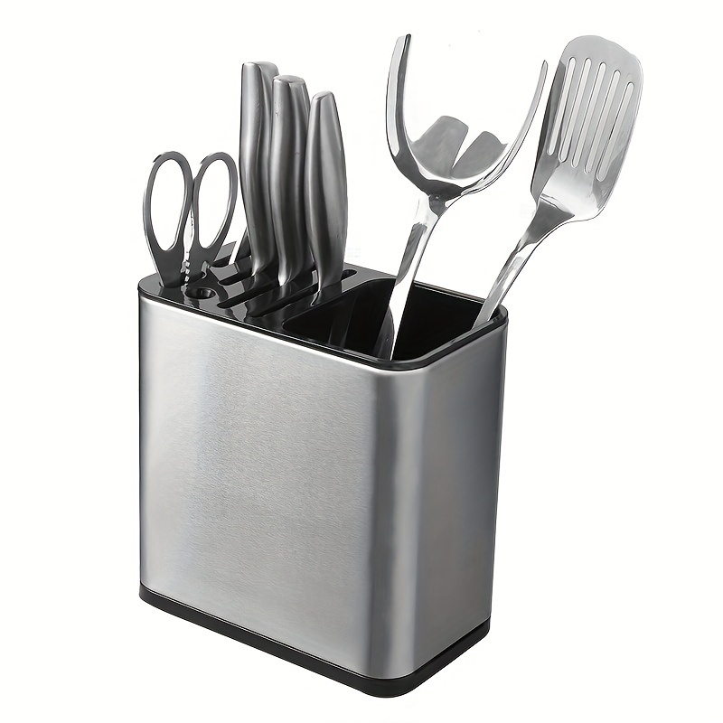 Sorbus Soporte para utensilios, soporte vertical para cubiertos con  organizador para cucharas, cuchillos y tenedores, entretenimiento,  organizador de