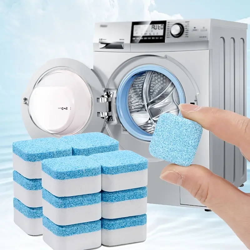 Washing Machine Cleaner Descaler Deep Cleaning Tablets For - Temu