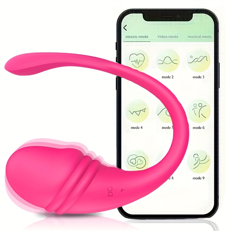 Vibrador de punto G con control remoto de aplicación, vibrador de pareja  con Bluetooth de larga distancia, recargable, juguetes sexuales para  adultos