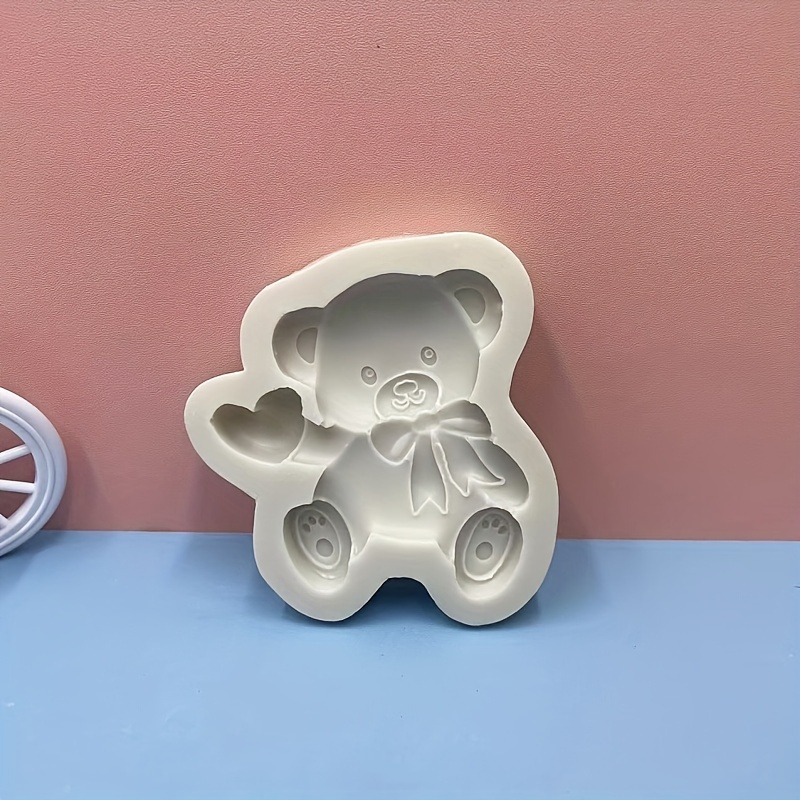 Bear Silicone Mold Love Bear Mold For Diy Crafts - Temu