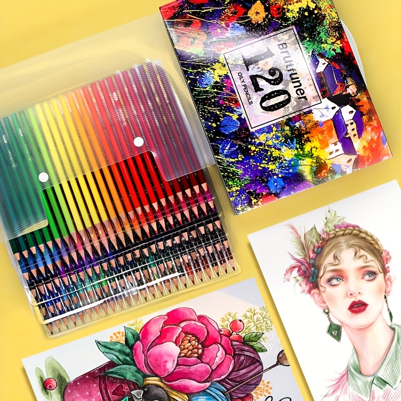 Brutfuner 120/160/180 Colored pencils Professional Watercolor Oil Dra –  AOOKMIYA