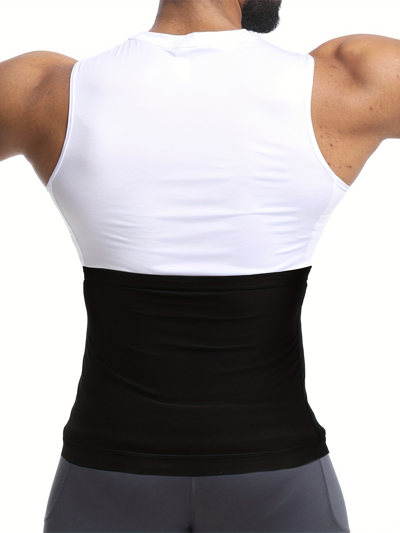 MenS Sweat Shaper Vest for Weight Loss Sauna Slimming Workout
