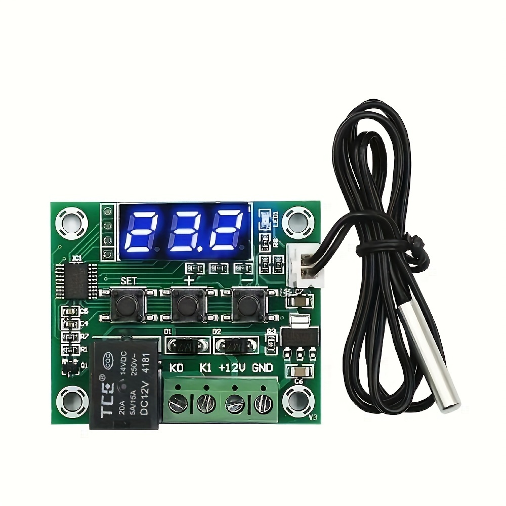 W1209 12v Led Digital Thermostat Temperature Control - Temu