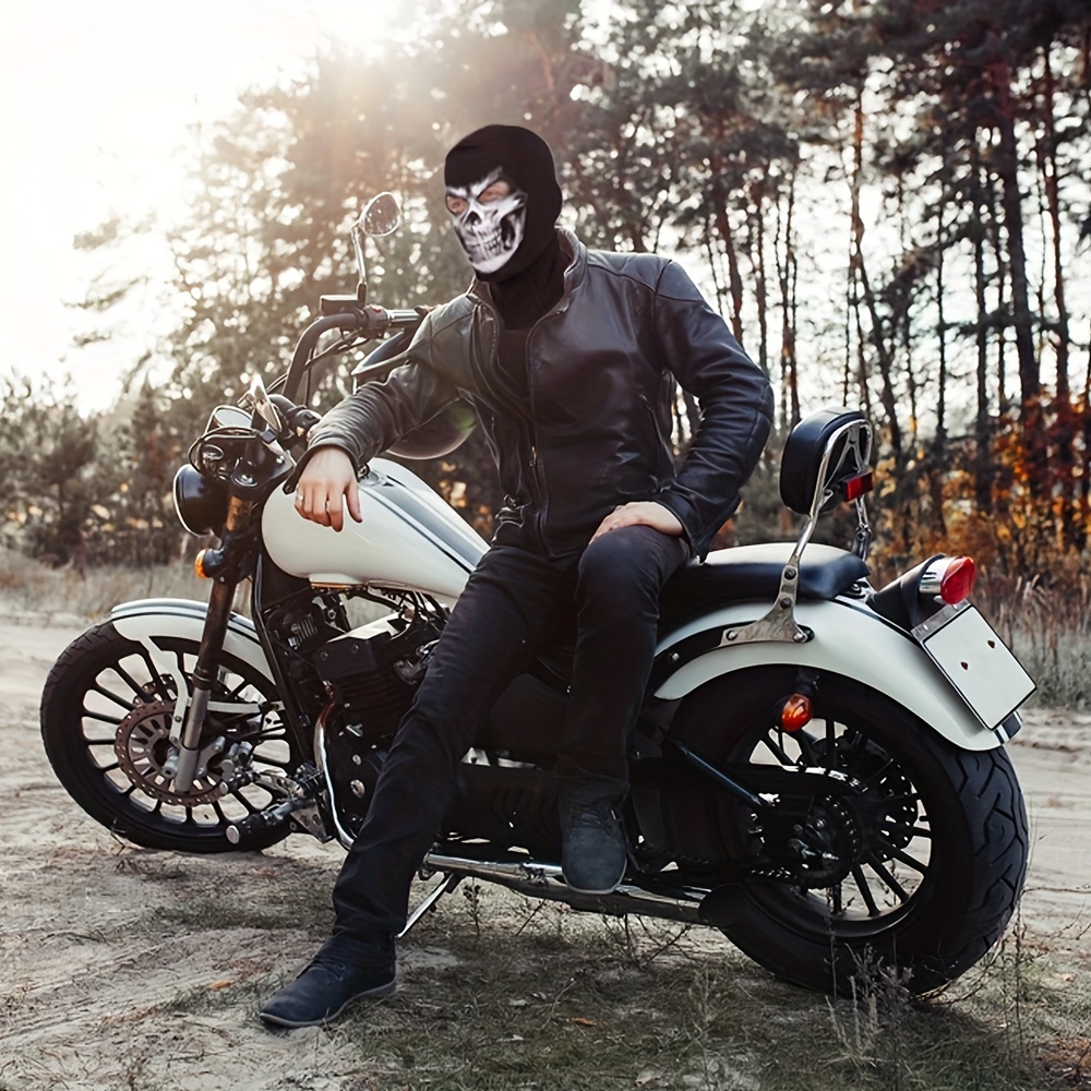 1 Pieza Motocicletas Bicicleta Esquí Calavera Pasamontañas Máscara, Cosplay  Miedo Fantasma Cara Juego Guerra Esqueleto Montar Aire Libre Sombreros  Máscaras Prueba Viento - Automotriz - Temu Chile
