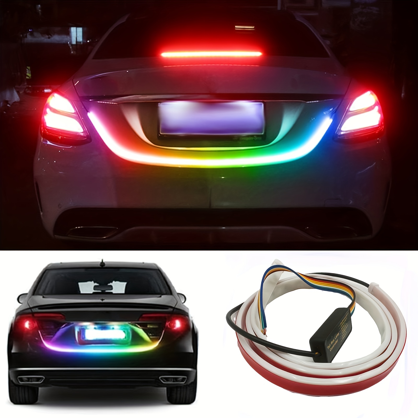 59 Flexible Led Strip Light - Transform Your Car's Exterior With Dynamic  Daytime Running Lights! - Temu