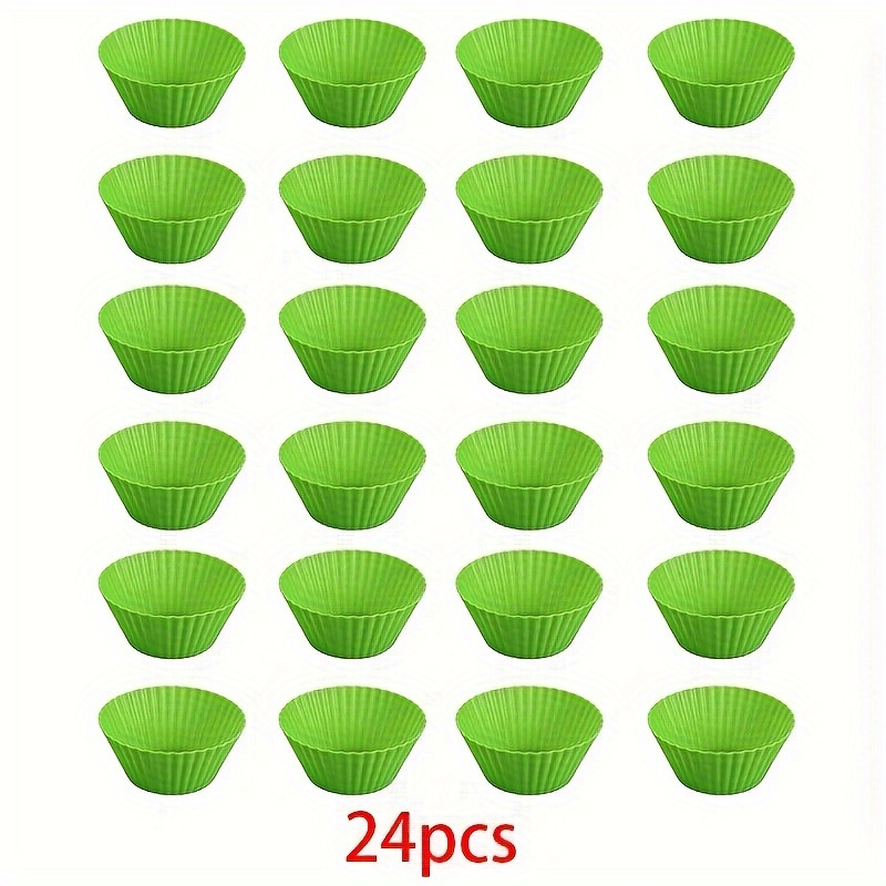 Silicone Muffin Cups Cupcake Cups Reusable Cupcake Liners - Temu Canada