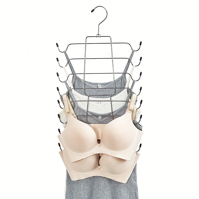 Iron Multi layer Underwear Hanger Folding Hanging Camisole - Temu