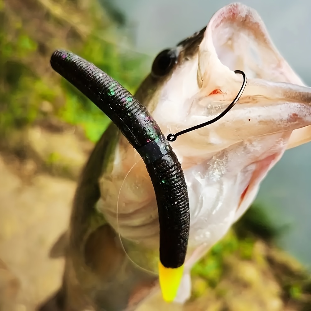 Bionic Noodle Soft Stick Fishing Bait Lifelike Plastic Worm - Temu