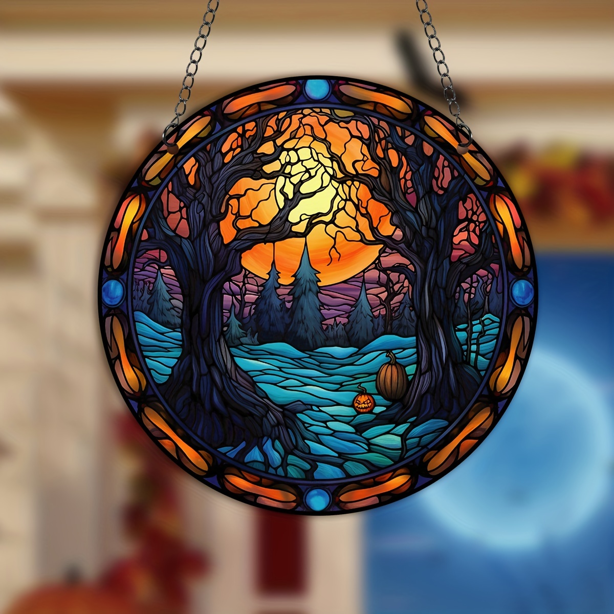 Magical Girl Decoration Stained Window Hangings,stained Glass