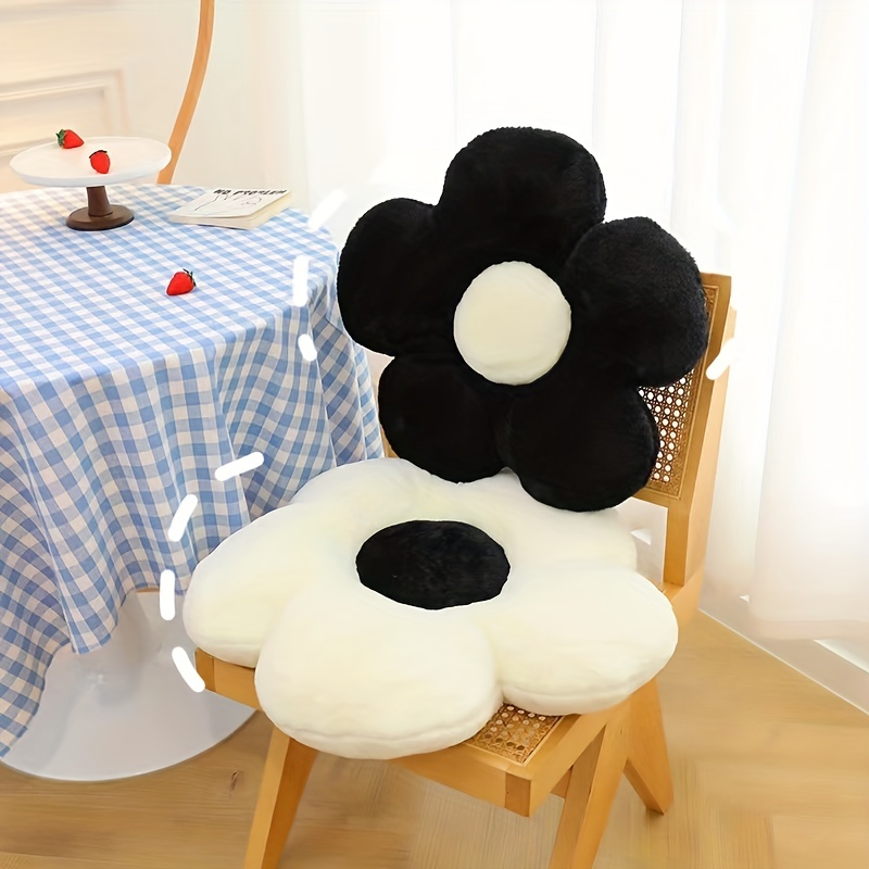 

19.7inch Flower Plush Pillow, Breathable Creative Plush Chair Cushion Sleeping Seat Cushion For Relax Home Decoration Bedroom Seat Pillow