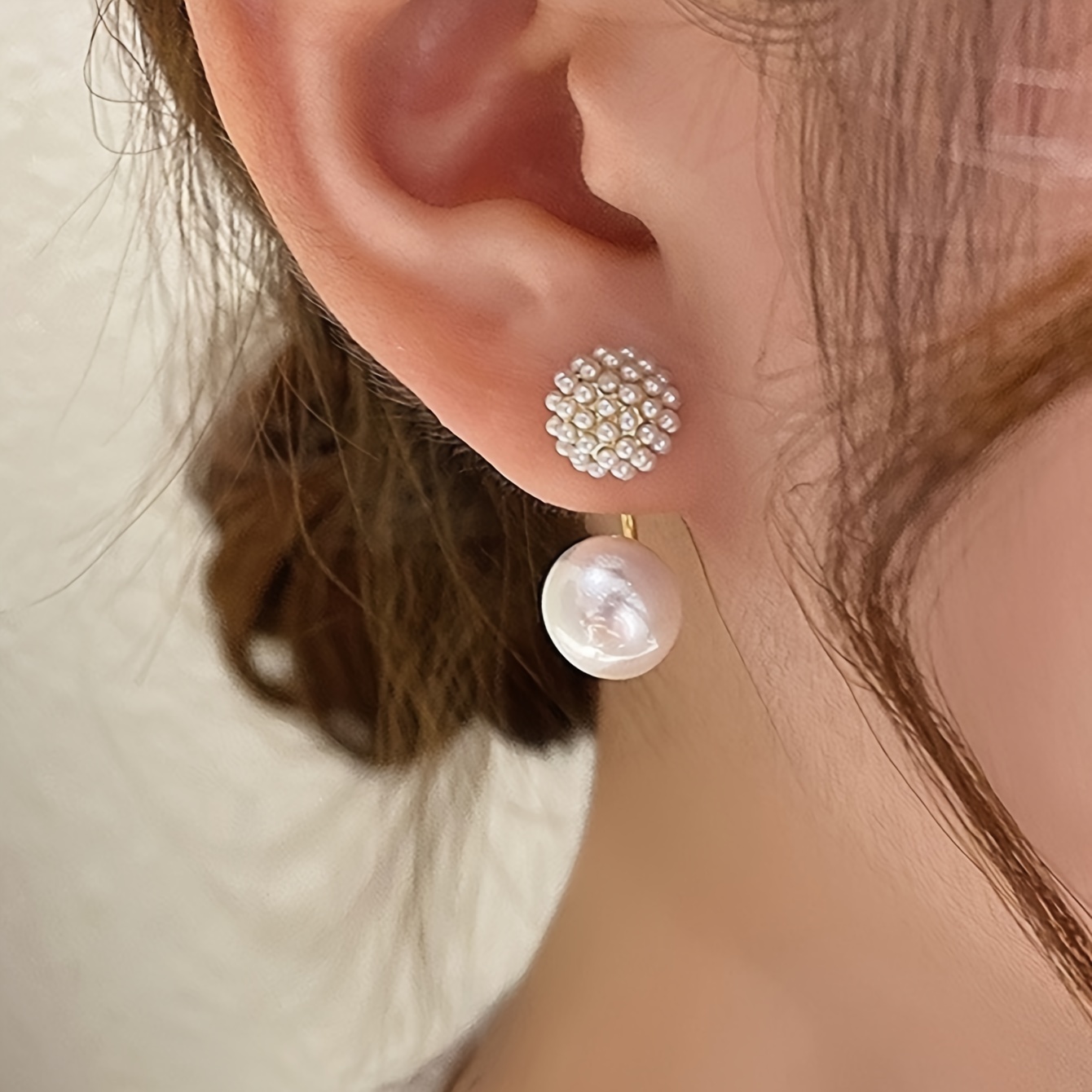 亜鉛合金液体ホロースタッドイヤリング ビンテージでシンプルな耳の宝石装飾 日常着用やデートに最適です。 - Temu Japan