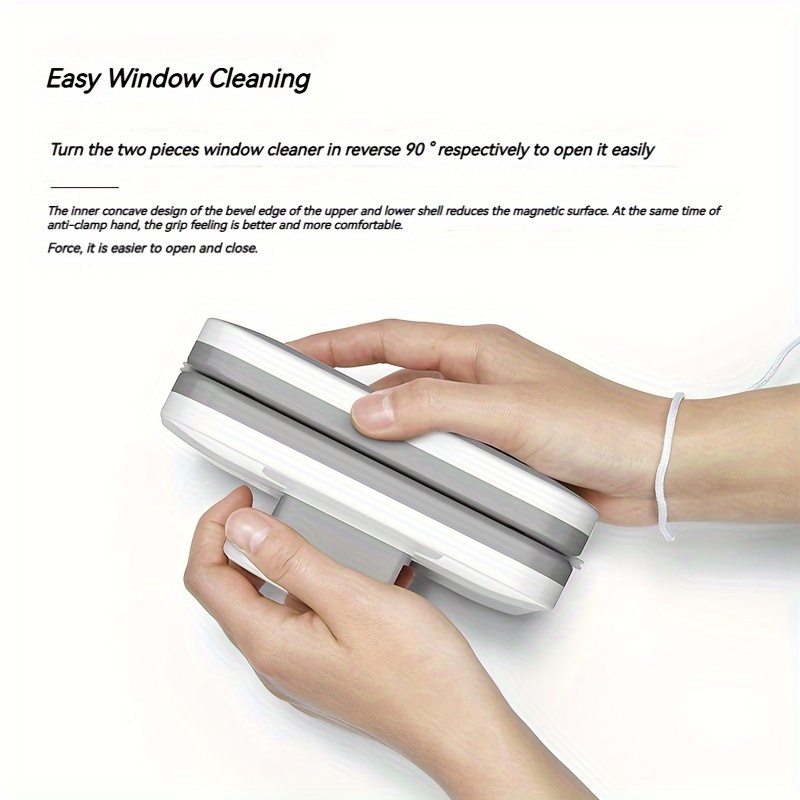 Household Magnetic Window Cleaner Double Sided Magnetic - Temu United  Kingdom