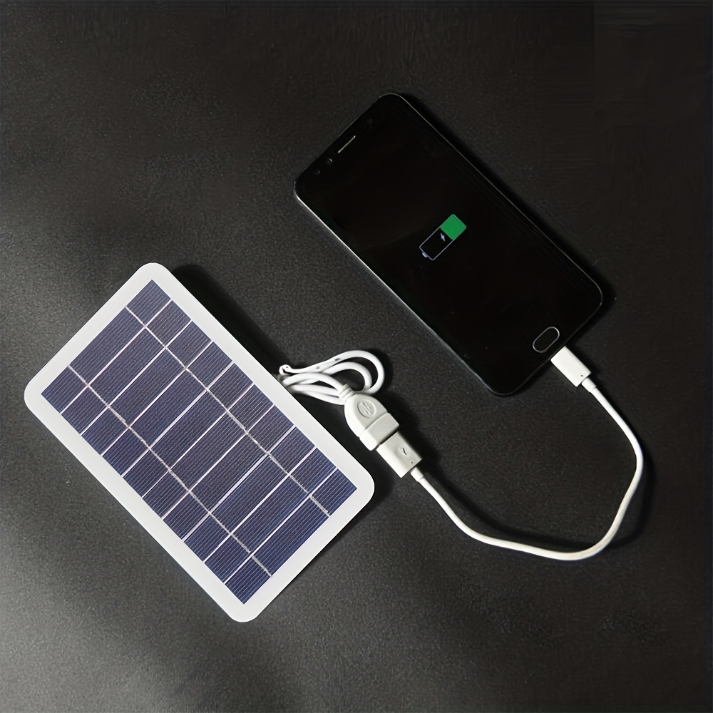 Panel Solar plegable de 1000W, cargador de batería para teléfono de energía  Solar, RV, coche, Camping, portátil, USB Dual, para exteriores Fivean  unisex